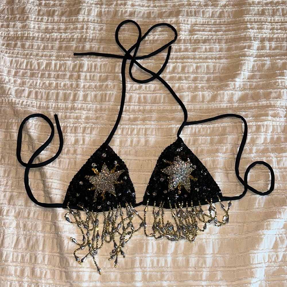 Beaded festival top